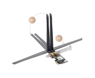 Cudy WE3000 (5400Mb/s a/b/g/n/ac/ax) BT 5.2 - 1110347 - zdjęcie 2